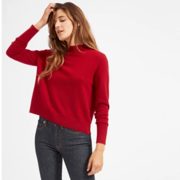 Everlane Sweaters - Everlane Cashmere Crop Mockneck Size M